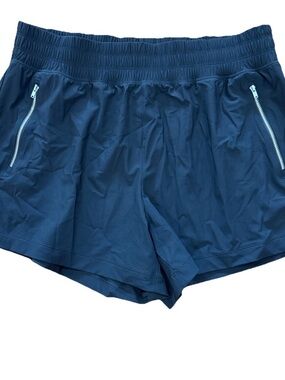 Old Navy Black Athletic Shorts with Front Zippers